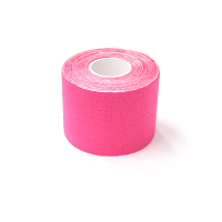 Кинезиотейп. Искусственный шелк. 5cm*5m (розовый)